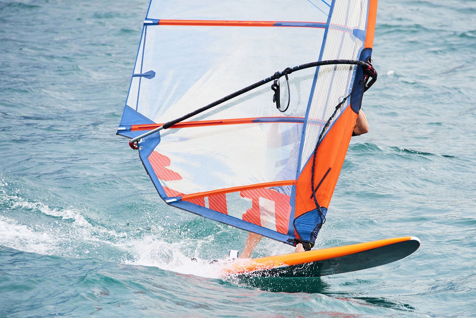 Windsurfing lessons during a holiday in Brenzone at Lake Garda